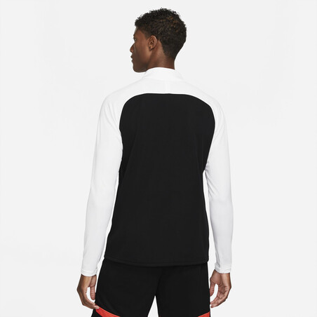 Sweat zippé Nike Academy blanc rouge 2021/22