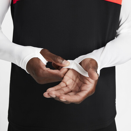 Sweat zippé Nike Academy blanc rouge 2021/22