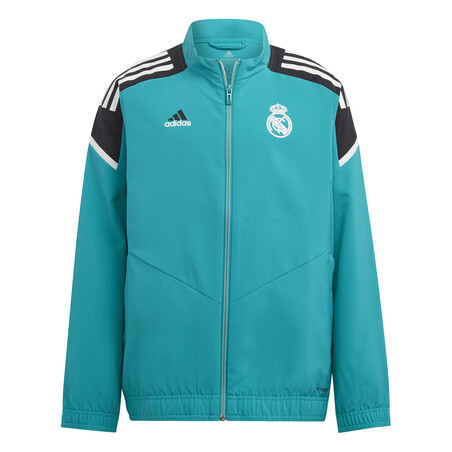 Veste survêtement junior Real Madrid vert 2021/22