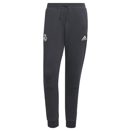 Pantalon survêtement Real Madrid molleton noir blanc 2021/22