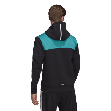 Veste survêtement Real Madrid ZNE noir bleu 2021/22