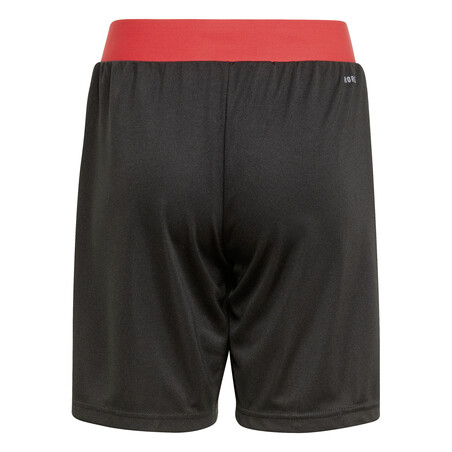 Short entraînement junior Manchester United noir rouge 2021/22