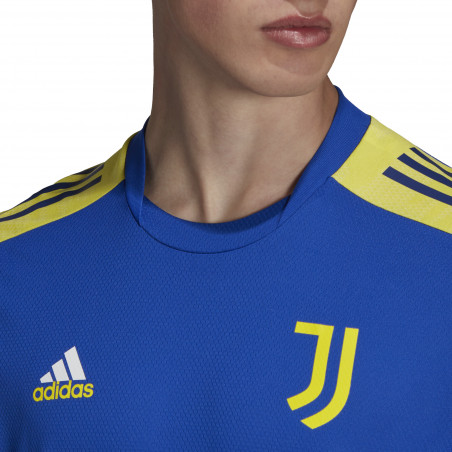 Maillot entraînement Juventus Europe bleu jaune 2021/22
