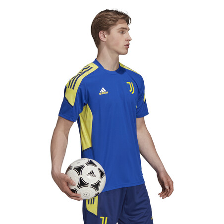 Maillot entraînement Juventus Europe bleu jaune 2021/22