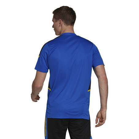 Maillot entraînement Manchester United bleu jaune 2021/22
