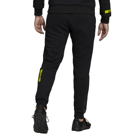 Pantalon survêtement Juventus molleton noir jaune 2021/22