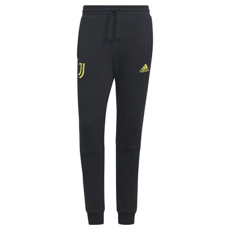 Pantalon survêtement Juventus molleton noir jaune 2021/22