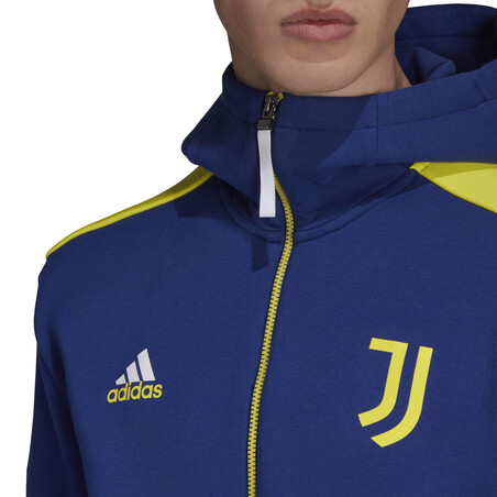 Veste survêtement Juventus ZNE bleu jaune 2021/22