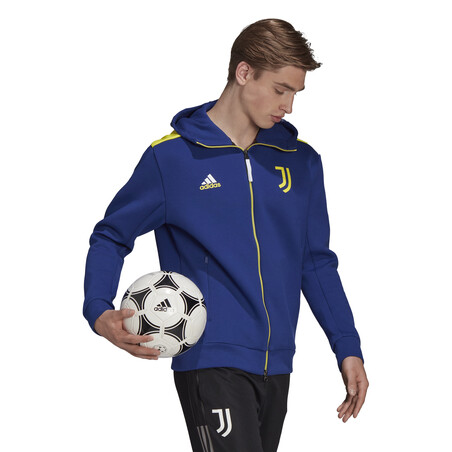 Veste survêtement Juventus ZNE bleu jaune 2021/22