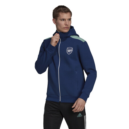 Veste survêtement Arsenal ZNE Europe bleu 2021/22