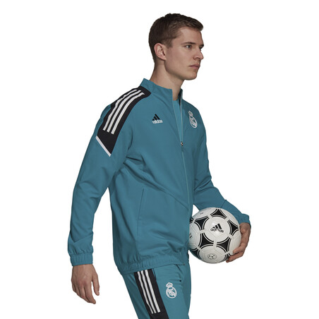 Veste survêtement Real Madrid Europe bleu 2021/22