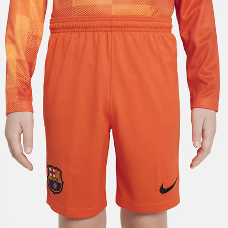 Short gardien junior FC Barcelone orange 2021/22