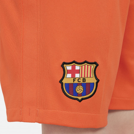 Short gardien junior FC Barcelone orange 2021/22