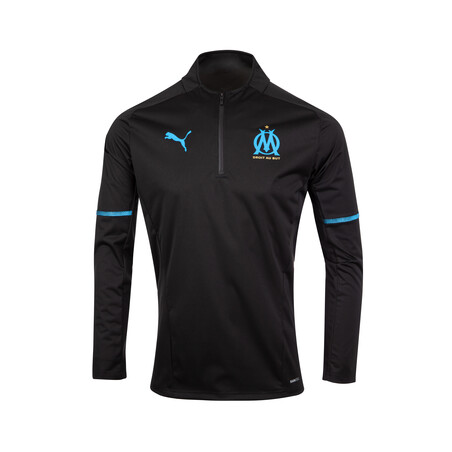 Sweat zippé imperméable OM noir bleu 2021/22