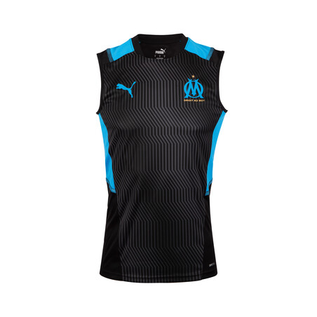 Débardeur entraînement OM noir bleu 2021/22
