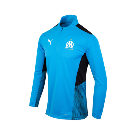 Sweat zippé OM bleu noir 2021/22