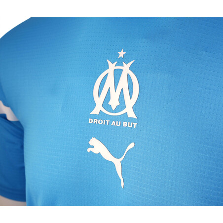 Maillot avant match OM bleu blanc 2021/22