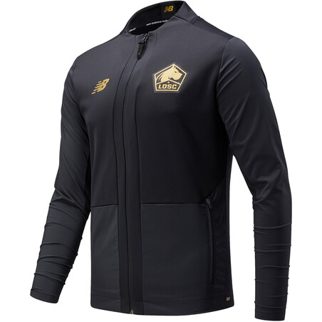 Veste avant match LOSC noir or 2021/22
