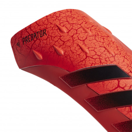Protège-tibias adidas Predator rouge noir