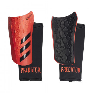 Protège-tibias adidas Predator rouge noir
