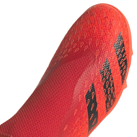 adidas Predator Freak.3 LaceLess montante Turf rouge noir