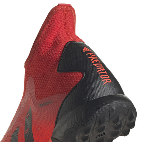 adidas Predator Freak.3 LaceLess montante Turf rouge noir