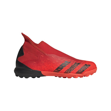 adidas Predator Freak.3 LaceLess montante Turf rouge noir