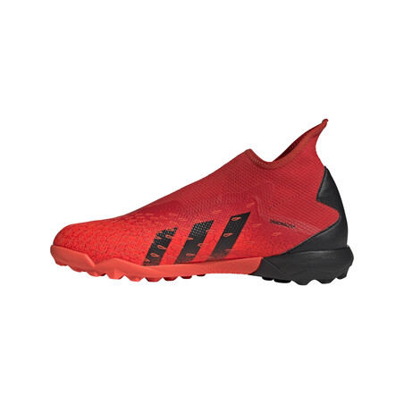 adidas Predator Freak.3 LaceLess montante Turf rouge noir