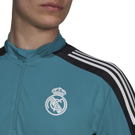 Sweat zippé Real Madrid Europe bleu 2021/22