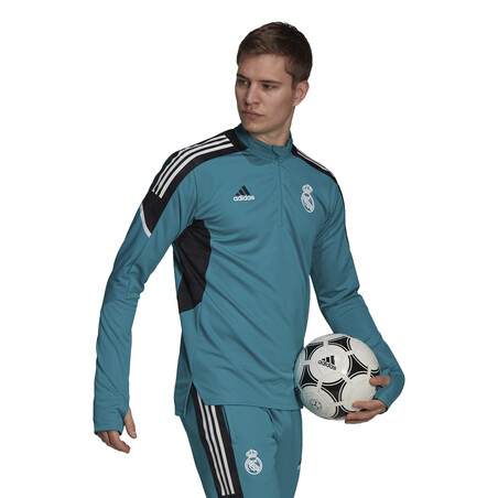 Sweat zippé Real Madrid Europe bleu 2021/22