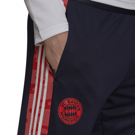Pantalon entraînement Bayern Munich Europe bleu rouge 2021/22