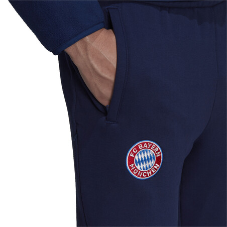 Pantalon survêtement Bayern Munich molleton bleu 2021/22