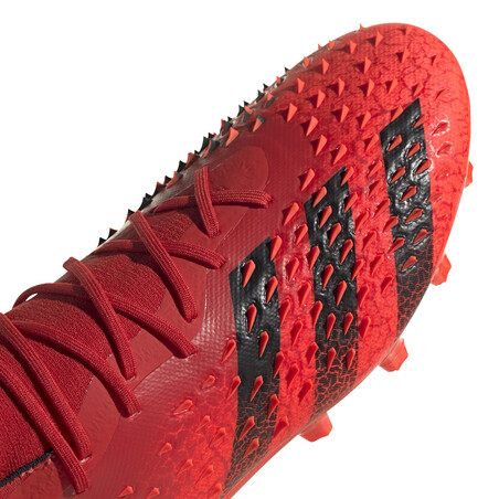 adidas Predator Freak.1 montante AG rouge noir