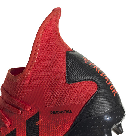 adidas Predator Freak.3 montante FG rouge noir