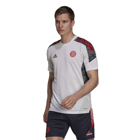 Maillot entraînement Bayern Munich Europe blanc 2021/22