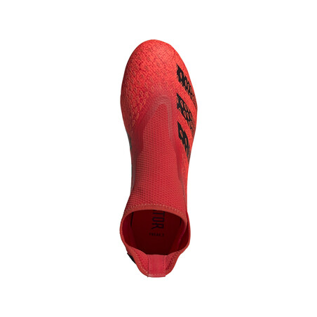adidas Predator Freak.3 LaceLess montante FG rouge noir