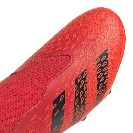 adidas Predator Freak.3 junior LaceLess montante FG rouge noir