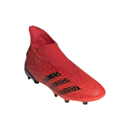 adidas Predator Freak.3 junior LaceLess montante FG rouge noir