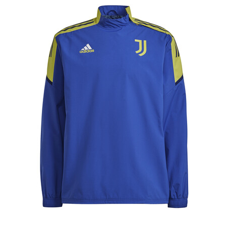 Sweat zippé Juventus Hybrid bleu jaune 2021/22