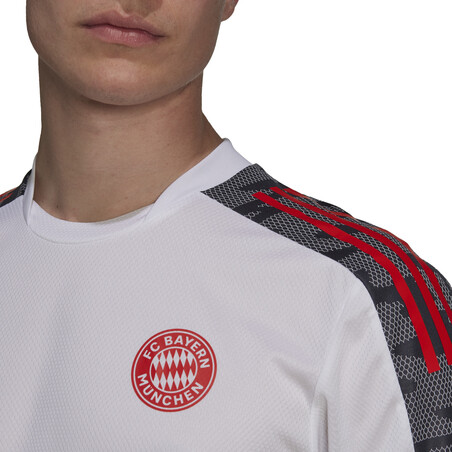 Maillot entraînement Bayern Munich Europe blanc 2021/22