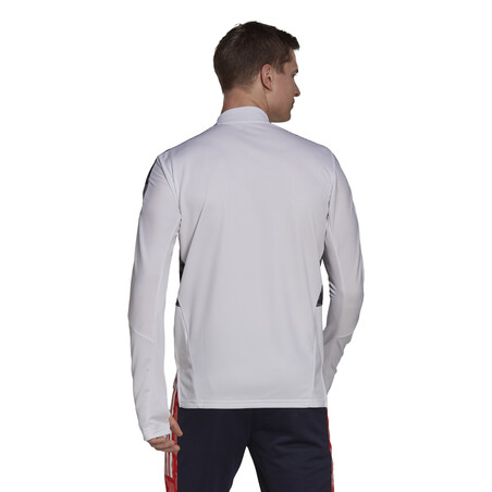 Sweat zippé Bayern Munich blanc rouge 2021/22
