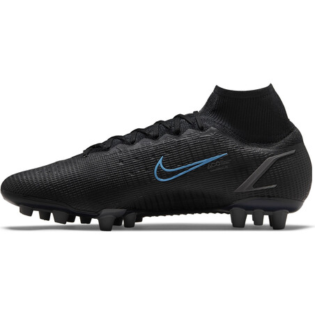 Nike Mercurial Superfly 8 Elite AG noir bleu