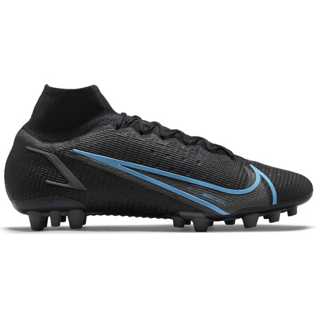Nike Mercurial Superfly 8 Elite AG noir bleu