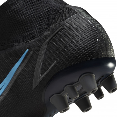 Nike Mercurial Superfly 8 Elite AG noir bleu