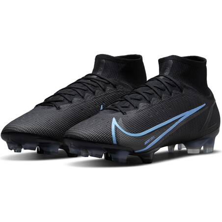 Nike Mercurial Superfly 8 Elite FG noir bleu