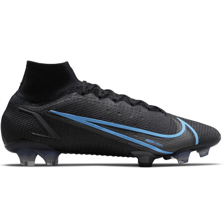 Nike Mercurial Superfly 8 Elite FG noir bleu