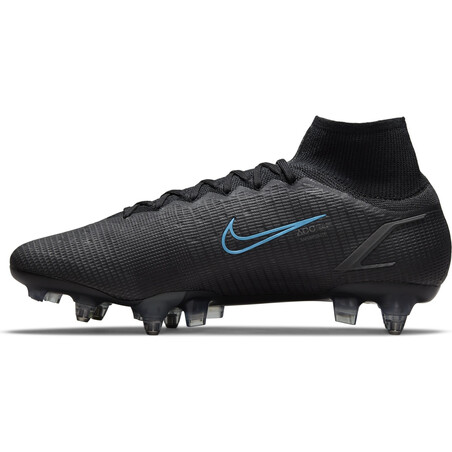 Nike Mercurial Superfly 8 Elite SG-Pro Anti-Clog noir bleu