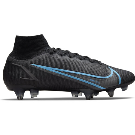 Nike Mercurial Superfly 8 Elite SG-Pro Anti-Clog noir bleu