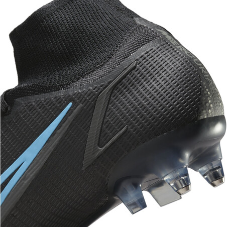 Nike Mercurial Superfly 8 Elite SG-Pro Anti-Clog noir bleu