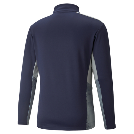Sweat zippé Manchester City bleu gris 2021/22